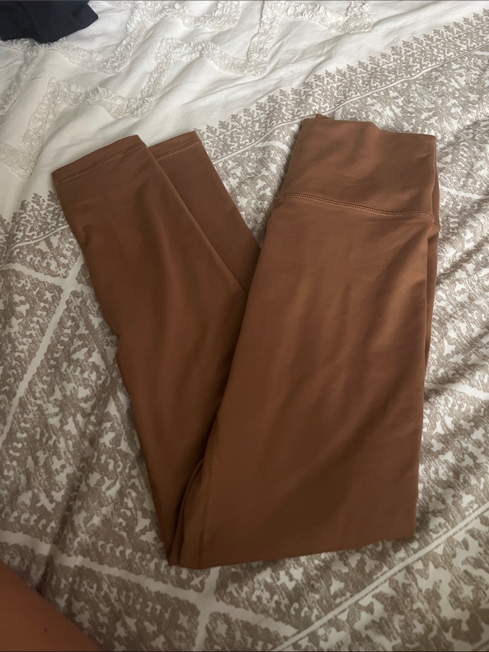 aerie High-Waist Rust Brown Leggings